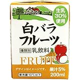 白バラ フルーツ 200ml×12本/クール便