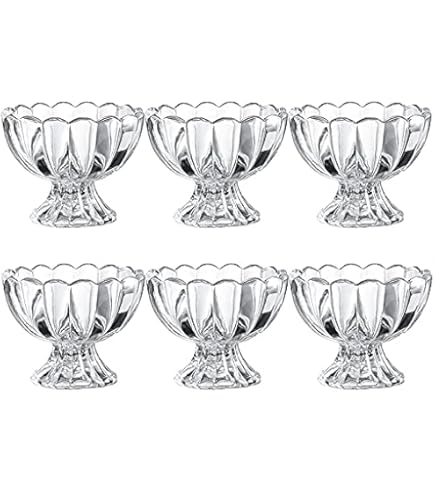 Amazon｜KazeSoパフェグラス クリア カップ 6個セット デザート