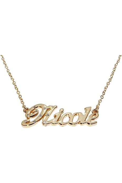 Personalized Necklace Gold Plated 18K 
