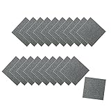 ワタナベ工業 タイルカーペット 50×50×0.6cm 20枚セット グレー PX-3002
