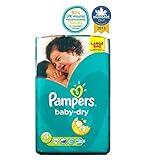 パンパースベビードライおむつサイズ3大Ba70おむつ (Pampers) (x2) - Pampers Baby-Dry Nappies Size 3 Large Ba70 Nappies (Pack