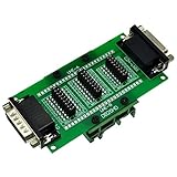 DINレールマウントブラケット付きD-Sub診断テストブレイクアウトモジュールボード（DSUB DB26HD）