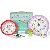 Martin Gulliver 7 Piece Childrens Melamine Gift Set - GARDEN FAIRIES by Martin Gulliver
