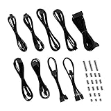 CableMod E-Series Classic ModFlex Sleeved Cable Kit for EVGA G7 / G6 / G5 / G3 / G2 / P2 / T2 (Black)