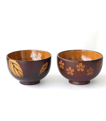 Amazon.co.jp: 特産布着請合輪島漆器5客組堅牢美術輪島塗吸物椀汁椀蓋