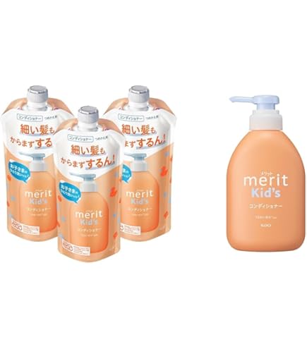 Amazon | メリットさらさらするん! コンディショナー キッズ つめかえ