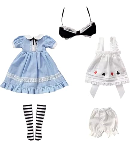 ブライスアウトフィット衣装　ブライス用　白いワンピース　アクセサリーBlythe Amazon.co.jp: rakulifey ブライス衣装 お洋服 アウトフィット