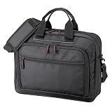 サンワサプライ マチ拡張PCバッグ（14インチワイド・ブラック） BAG-W3BK