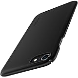 Spigen iPhone SE3 ケース 第3世代 2022 iPhone SE2 第2世代 iPhone8 iPhone7 用 極薄 レンズ保護 擦り傷防止 薄型カバー 軽量 指紋防止 シンプル マット仕上げ ワイヤレス充電対応 シン・フィット 