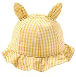 XueXian(TM)ベビー 幼児 お耳付きチューリップハット 紫外線防止 UVカット 可愛い キュート ギッズ帽子 (2 イエロー)
