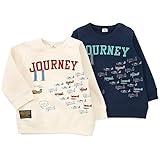 【アウトレット】 La Chiave トレーナー (80～130cm) キムラタンの子供服 ネイビーブルー 80 ( 53372x53572-154 )