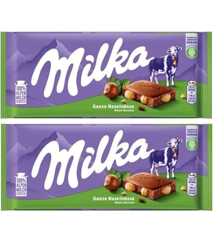 Amazon | Milka ミルカ チョコレートピーナッツ クリスピーキャラメル