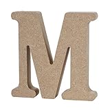 WINOMO DIY Wooden Alphabet Letters Plaque Wall Numbers Home Wedding Party Decoration -M [並行輸入品]