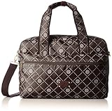 [ラナ] ボストンバッグ 2WAY ロゴチェック 1609-4174 チャ ブラウン