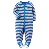 Carter's （カーターズ） :: ロンパース カバーオール 長袖 テリーコットン 足つき 男の子 綿82% ポリエステル18% :: Terry Snap-Up Sleep & Play :: 
