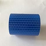 RaiFu 反射テープ 蛍光反射 フィルム ステッカー 超高輝度 耐久性 事故防止 安全警告 誘目 テープ 3メートル* 5センチメートル ブルー