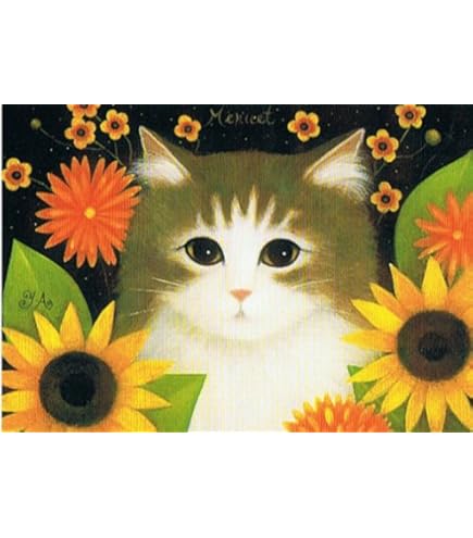 Amazon | ねこの引出し 秋吉由紀子ポストカード ☆Peche | ポスト