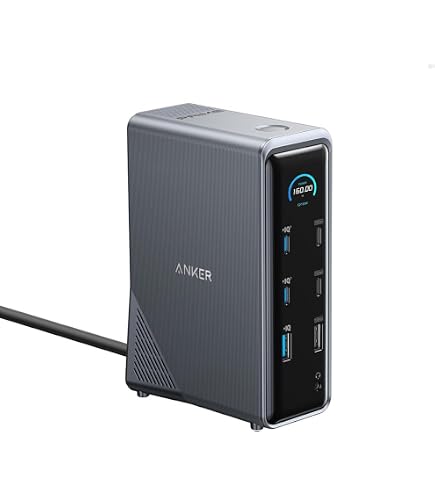 Anker PowerExpand 13-in-1 USB-C Dock, 85W Laptop Charging, 18W