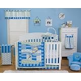 Trend Lab Dr. Seuss Oh, the Places You'll Go! 6-Piece Crib Bedding Set - Blue by Trend Lab [並行輸入品]