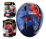 The Amazing Spiderman スパイダーマン 子供用ヘルメット プロテクターセット 並行輸入品