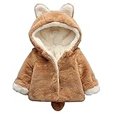 Yangelo コート アウター キッズ ベビー 裏起毛　フード付き 子供ドレス フード付き 防寒 ベビー服 暖かい アウターウェア ソフトコート ウサギ 耳 男女兼用 size 身長90-100ｃｍ