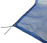 J Covers カラスよけ ゴミネット 約3.0x4.0m ゴミ袋 約15～20個用 ブルー くくり付け用ヒモ付 細かい網目 ネット周囲おもりロープ入 犬 猫 鳩 除けなどにも