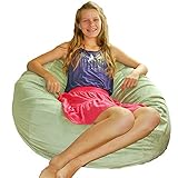 Ahh! Products Cuddle Minky Sage Washable Large Bean Bag Chair [並行輸入品]
