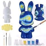 うさぎ お絵描きキット 貯金箱 工作キット 女の子 メイキングトイ 手作りキット 低学年 高学年 小学生 子供 男の子 女の子 人気プレゼント（星空うさぎ）