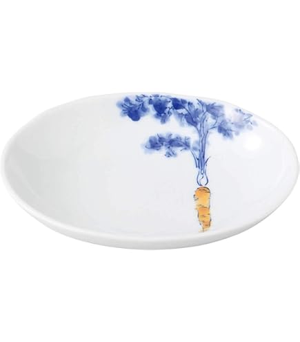 Amazon｜浜陶 波佐見焼 和山窯 楕円取皿 16×13cm みつば 279256