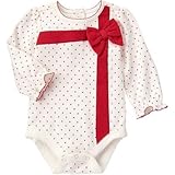 ジンボリー GYMBOREE/ ボウボディスーツ ホリーレッドドットs ロンパース長袖 18～24ヶ月【並行輸入】