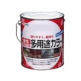 油性多用途カラー こげ茶 1.6L 1セット/3点 【3点】
