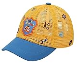 ベビー野球帽、夏の赤ん坊の帽子、屋外の帽子、3-4Y [黄色]