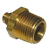LASCO 17-4819 5/16-Inch Flare by 1/4-Inch Male Pipe Thread Brass Adapter [並行輸入品]