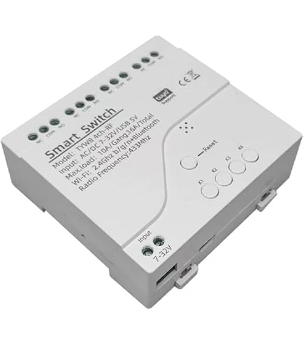 Tuya WiFi Dry Contact Relay Module – 5A, AC100-240V / DC12V/24V, Smart Life App Control, Voice Compatible With Alexa & Google Home