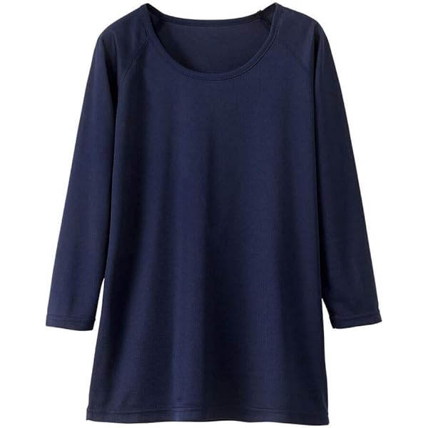 Amazon.co.jp: Tシャツ(男女兼用・8分袖) CE423-1(クロ) M 住商