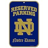 NCAAノートルダム77755011プラスチックサイン、11 " x 17 "