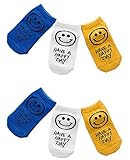 (リアルスタイル)Real Style 夏 ベビー 幼児用 キッズ 子供 かわいい スポーツ 笑顔 通気 メッシュ 靴下 ショート ソックス スニーカーソックス 6足 セット 男の子 女の子