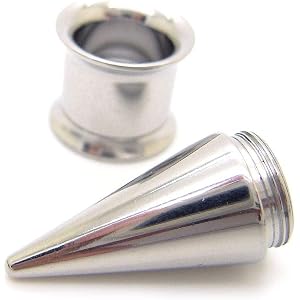 拡張器 + ダブルフレア セット 12G ～ 00G ボディピアス ゲージアップ ボディーピアス 拡張 00G bp16…