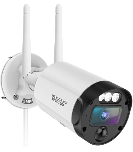 Amazon.co.jp: 【双方向通話・130° 超広角】WEILAILIFE 防犯カメラ