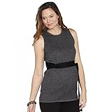 AngelマタニティレディースノースリーブニットTop with Tie Waist US サイズ: XL カラー: グレー
