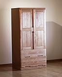 日本製 幅90cm ワードローブ 服吊り ナチュラル 完成品【開梱設置付き】