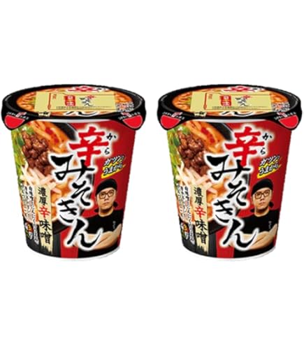 Amazon.co.jp: ヒカキン 新みそきん 濃厚味噌ラーメン 辛みそきん 濃厚