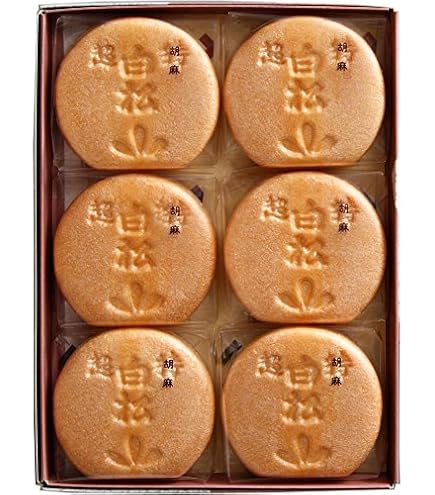 Amazon | 白松が水ヨーカン 6個入 【小豆2個 胡麻2個 おちゃ2個