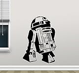 STAR WARS r2 - d2壁デカールr2 - d2 Droidロボット文字引用リビングルーム壁デカールレタリングビニールステッカー子供壁アートデザイン寝室子供部屋壁装飾ステンシル壁壁画61 C