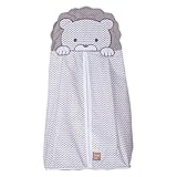 Trend Lab Safari Chevron Diaper Stacker, Black/White, 6 Count