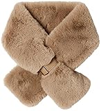 [ムーンバット] マフラー ベルト付マフラー 差し込み 秋冬 ウォッシャブル 洗濯OK ギフト レディース 24-906-76128 モカブラウン 約12㎝×90㎝