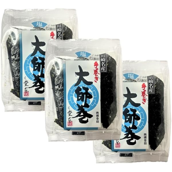 送料無料 川崎名産 大師巻 3本入8袋 贈答用 MIX 4箱 大師巻3本入【醤油】 | 大師巻の堂本