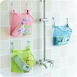 Binmer ( TM )ベビーキッズバスタイムTidyストレージおもちゃ吸盤バッグメッシュバスルーム収納ケースNet 25x26cm グリーン Binmer(TM)