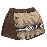 【SiShuNon/Kiccoly】ノルディック織ラップキュロット キッコリー ベビー キッズ ノルディック織 ラップキュロット 110 9 ブラウン