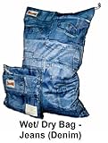 BubuBibi Wet/Dry Bag Cloth Diaper/Swim JEANS/DENIM New (21"X14") by BubuBibi [並行輸入品]
